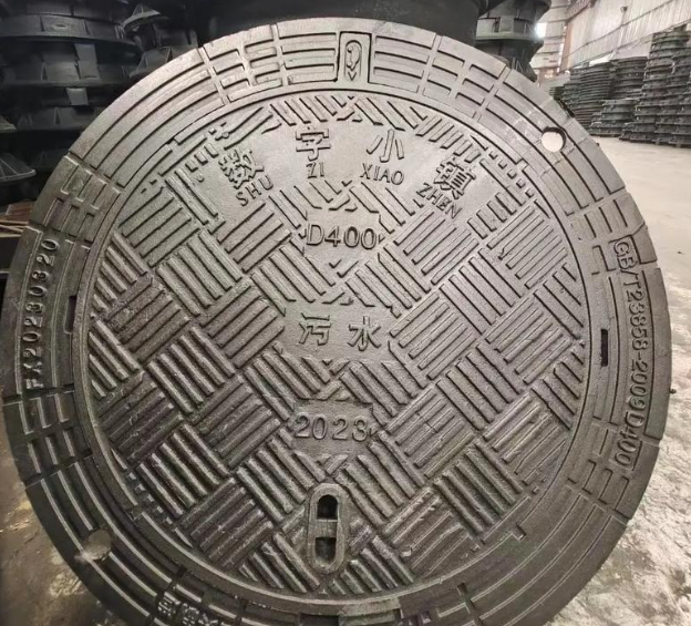 灵武球墨铸铁防沉降井盖展示